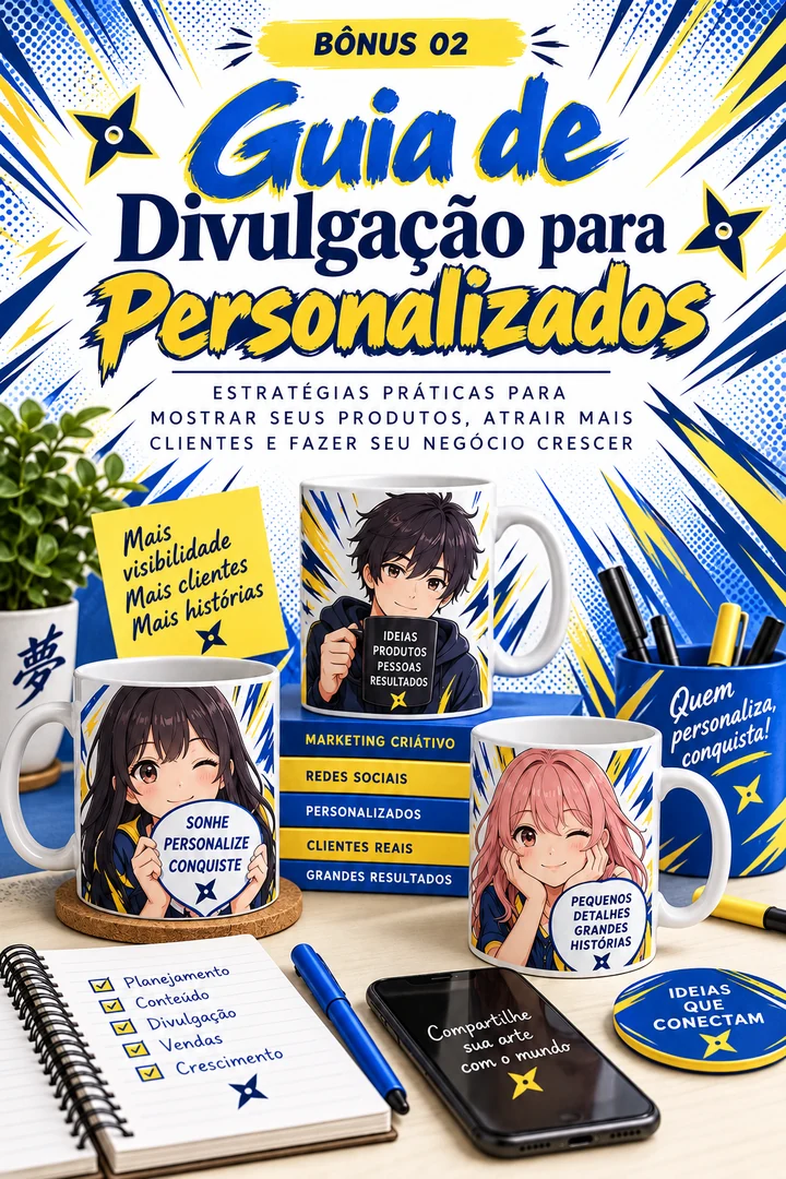Capa do Bônus #2 — Guia de Divulgação para Personalizados