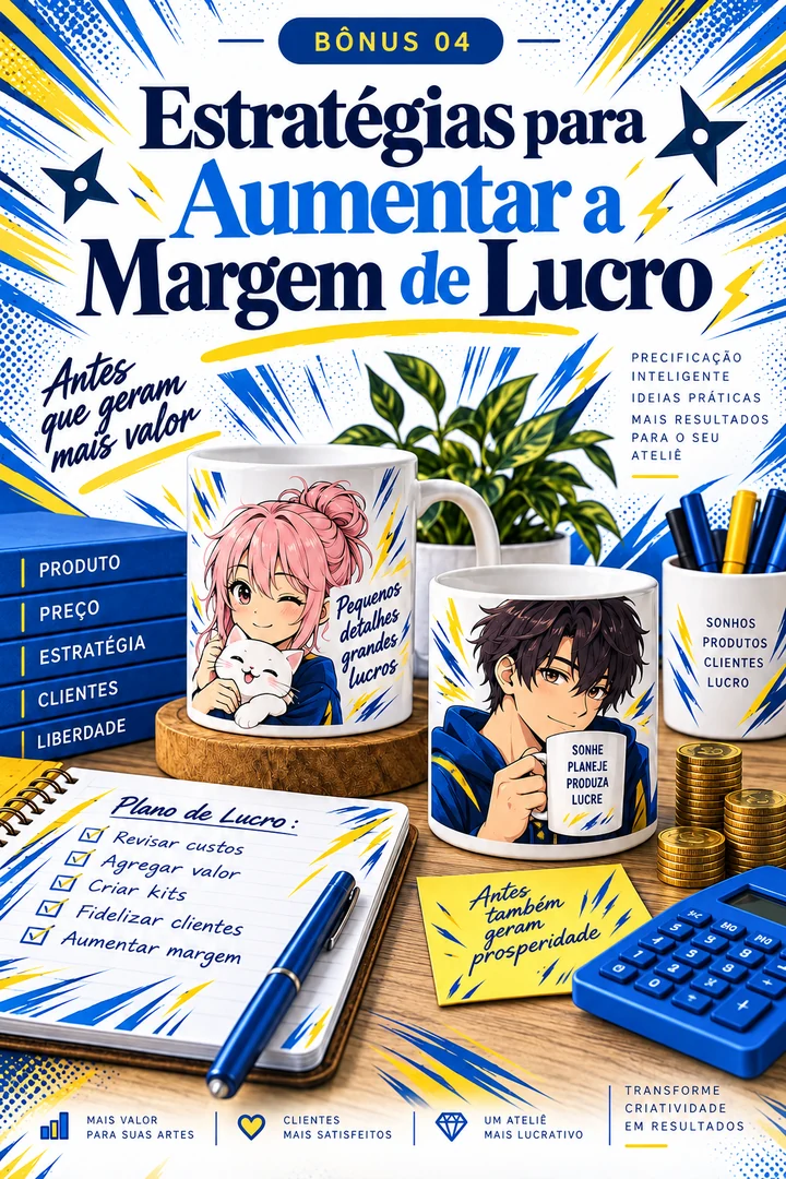Capa do Bônus #4 — Estratégias para Aumentar a Margem de Lucro