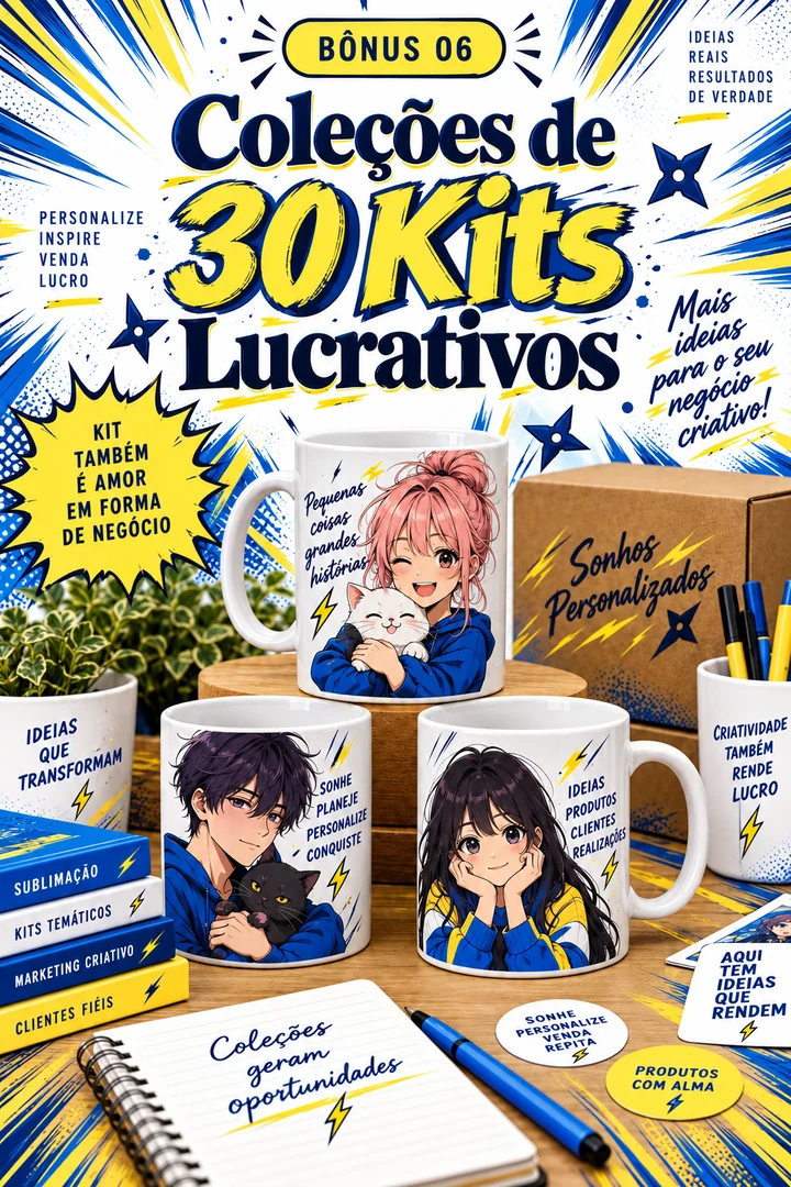 Capa do Bônus #6 — Coleções de 30 Kits Lucrativos